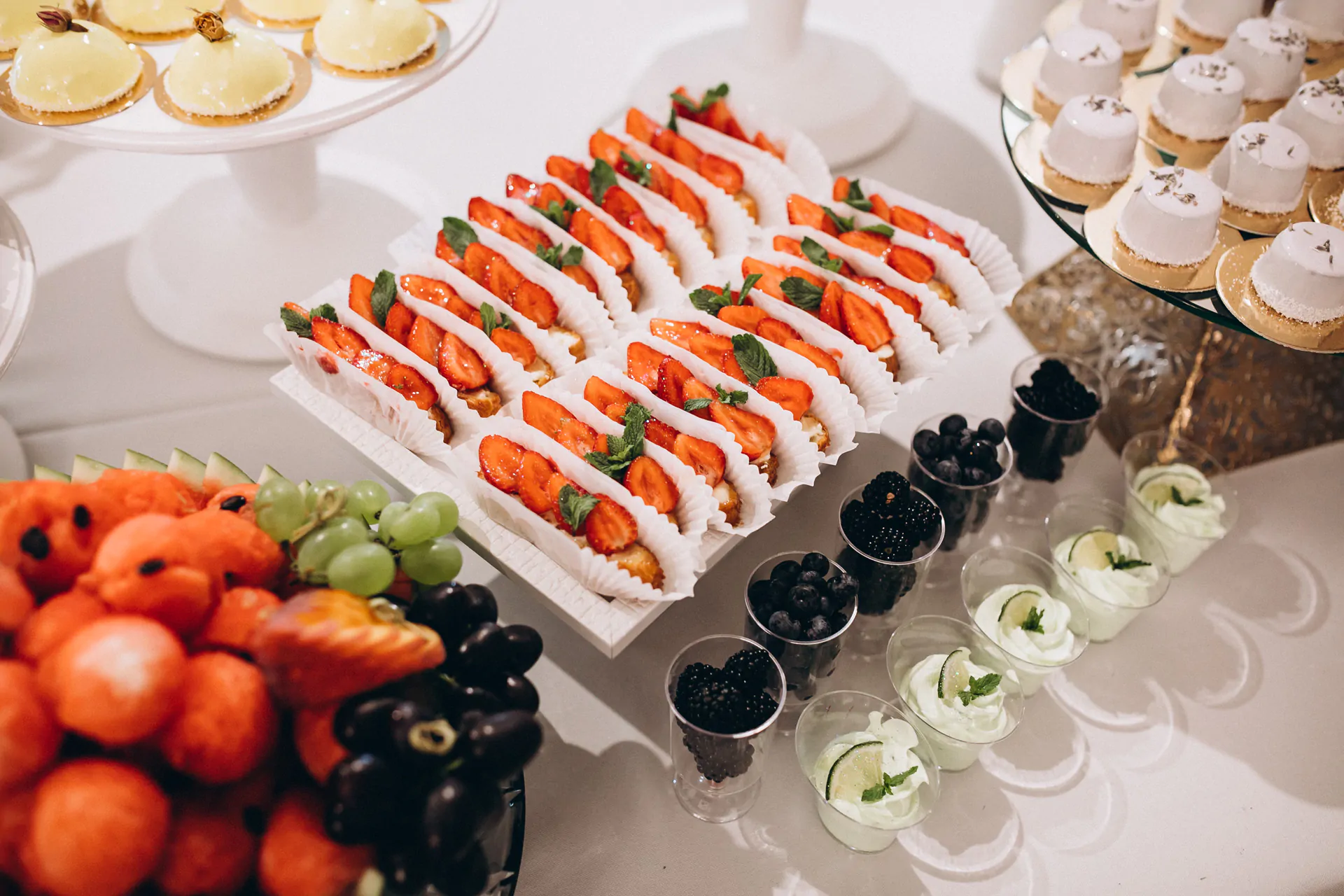 Catering services at Ayva Center